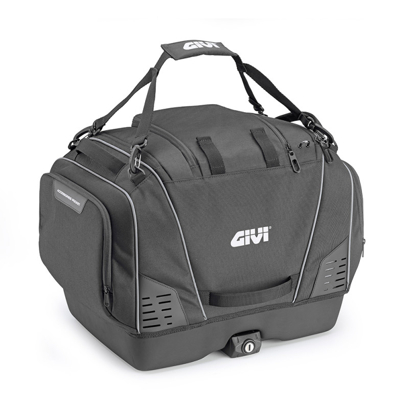 T525 : Top case con sistema de fijación MONOKEY® para transporte de animales Givi Yamaha Tracer 9