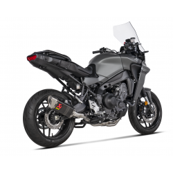 S-Y9R14-APC : Línea de escape Racing Carbon Akrapovič 2021-2024 Yamaha Tracer 9