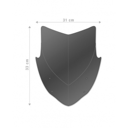 YMTR9300-23 : Aerosport-Windschild Barracuda Yamaha Tracer 9