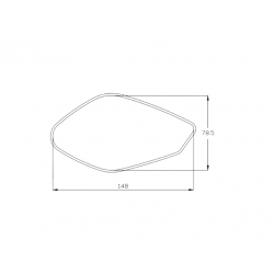 R-0965 : Specchietti Revenge SS De Pretto Moto 2021-2024 Yamaha Tracer 9
