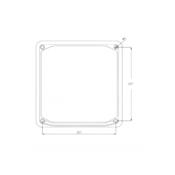 B-0125B : Stretch License Plate Frame De Pretto Moto 2021-2024 Yamaha Tracer 9