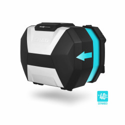 D0B38106 + 204632R : Valigie laterali estensibili Shad SH38X Yamaha Tracer 9