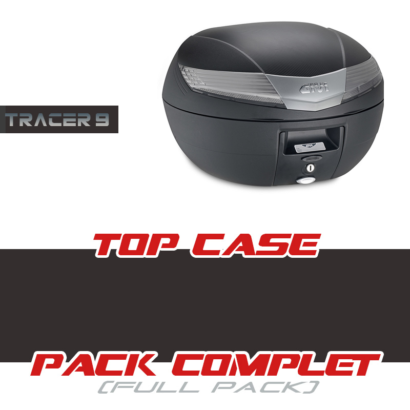 PACK1-T9-V40 : Givi V40 Topcase-Set 2021-2024 Yamaha Tracer 9