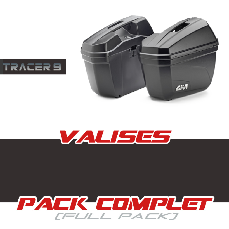 PACK2-T9-E22 : Set valigie laterali Givi E22 2025 Yamaha Tracer 9