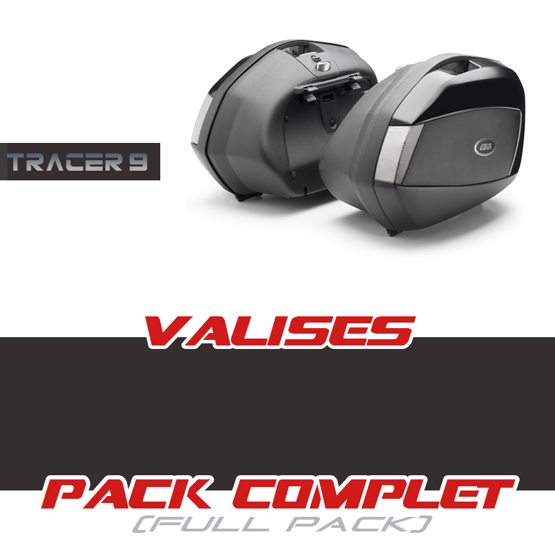 PACK-T9-V35 : Paquete de maletas laterales Givi V35 Yamaha Tracer 9
