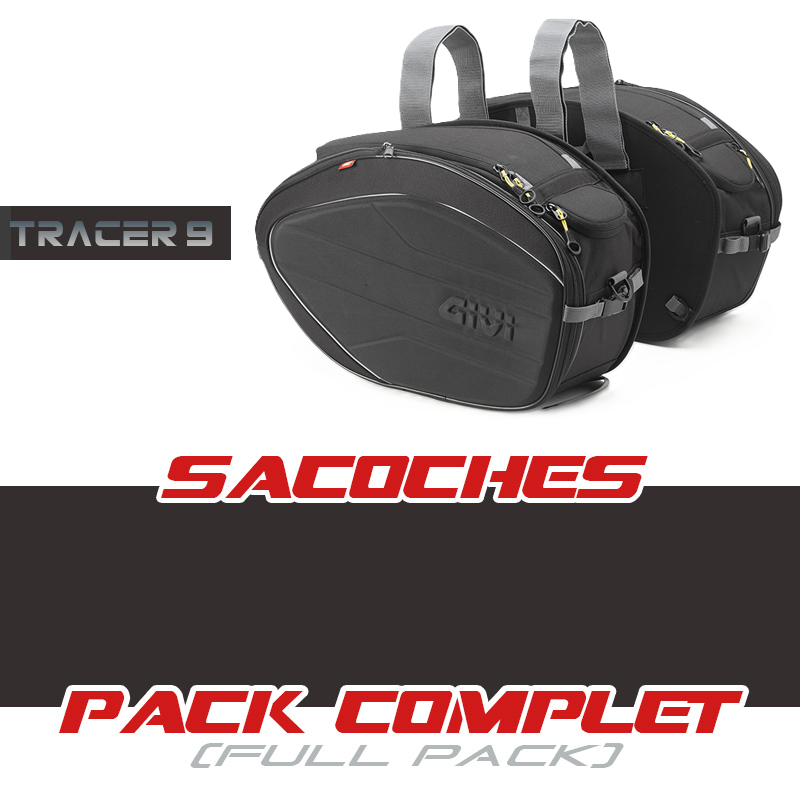 PACK2-T9-EA100C : Pack alforjas Givi EA100C 2025 Yamaha Tracer 9