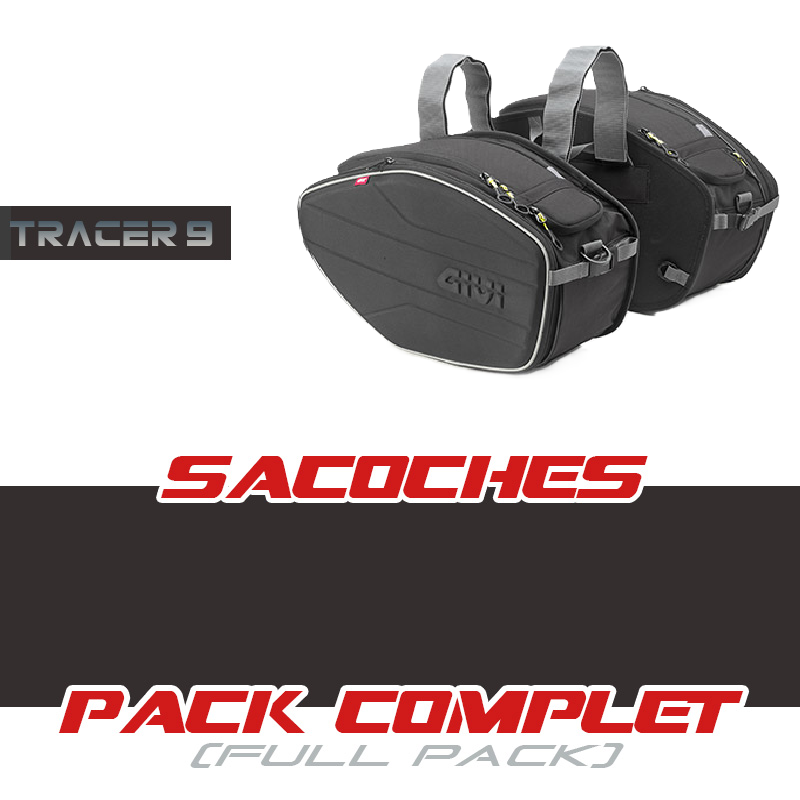 PACK2-T9-EA101C : Pacchetto borse laterali Givi EA101C 2025 Yamaha Tracer 9