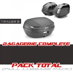 PACK-T9-V45-V35 : Givi-Komplettset Top-Case V45 Arena Tech + Seitenkoffer V35 Tech Yamaha Tracer 9