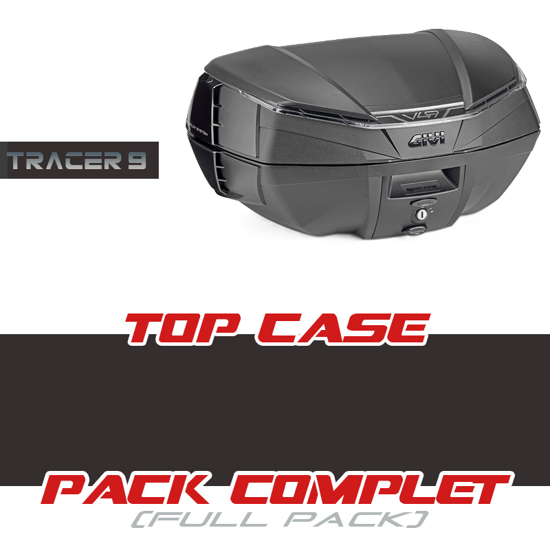 PACK1-T9-V49 : Pacchetto Top Case Givi V49 AIR 2021-2024 Yamaha Tracer 9
