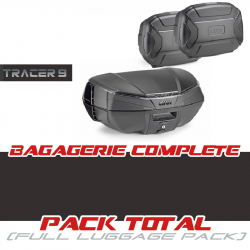 PACK-T9-V49-TRK35 : Pacchetto completo Givi top case V49 AIR + valigie Trekker 35 Lite Yamaha Tracer 9