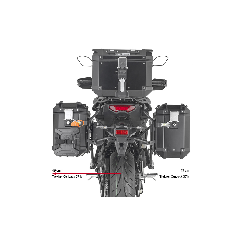 PLO2159CAM : Supporto Givi PL ONE-FIT per valigie Monokey® CAM-SIDE 2021-2024 Yamaha Tracer 9