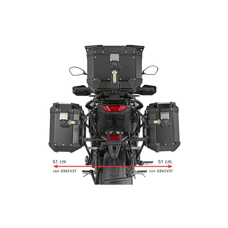 PLO2171CAM : Supporto Givi PL ONE-FIT per valigie Monokey® CAM-SIDE 2025 Yamaha Tracer 9
