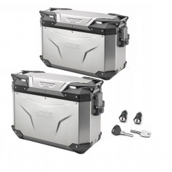 OBKEV37AL + OBKEV37AR + SLR102 : Givi Trekker Outback Evo Smart Seitenkoffer 37LT Yamaha Tracer 9