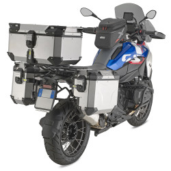 OBKEV58A + SLR101 : Top case Givi Trekker Outback Evo Smart 58LT Yamaha Tracer 9