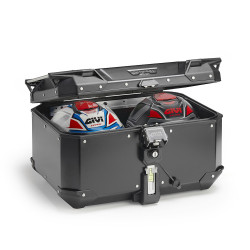 OBKEV58A + SLR101 : Givi Trekker Outback Evo Smart 58LT Topcase Yamaha Tracer 9