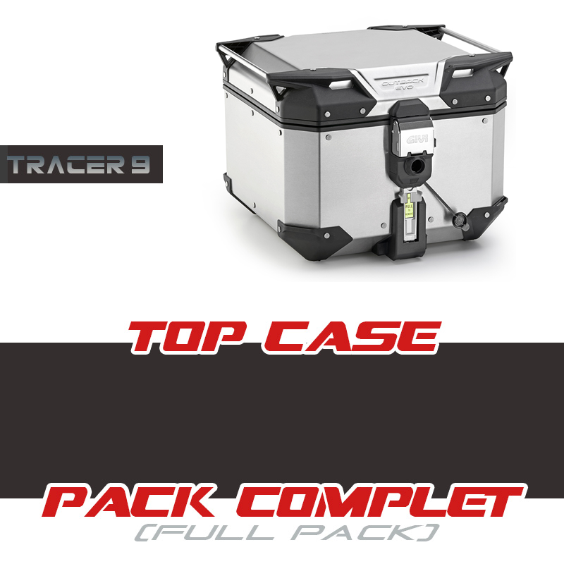 PACK1-OBKEV42A : Pacco Bauletto Givi Trekker Outback Evo Smart 42LT Alluminio 2021-2024 Yamaha Tracer 9