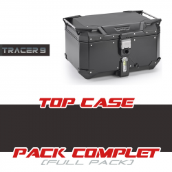 PACK2-OBKEV58B : Givi Trekker Outback Evo Smart 58LT Black 2025 Top Case Pack Yamaha Tracer 9