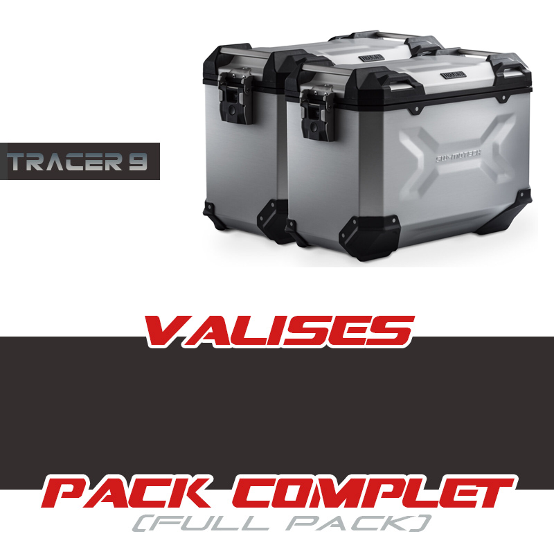 KFT.06.921.70100/S : Pack de valises TRAX ADV 45L SW-Motech 2021-2024 Yamaha Tracer 9
