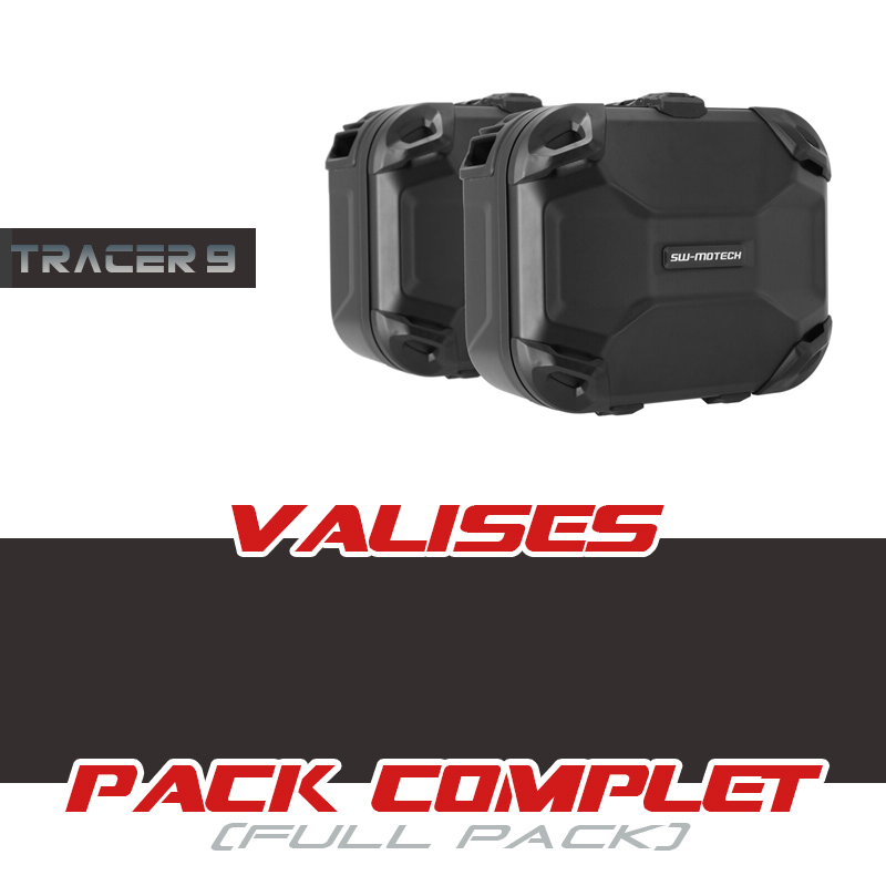 KFT.06.597.65000/B : Pack de maletas DUSC M 33L SW-Motech 2025 Yamaha Tracer 9