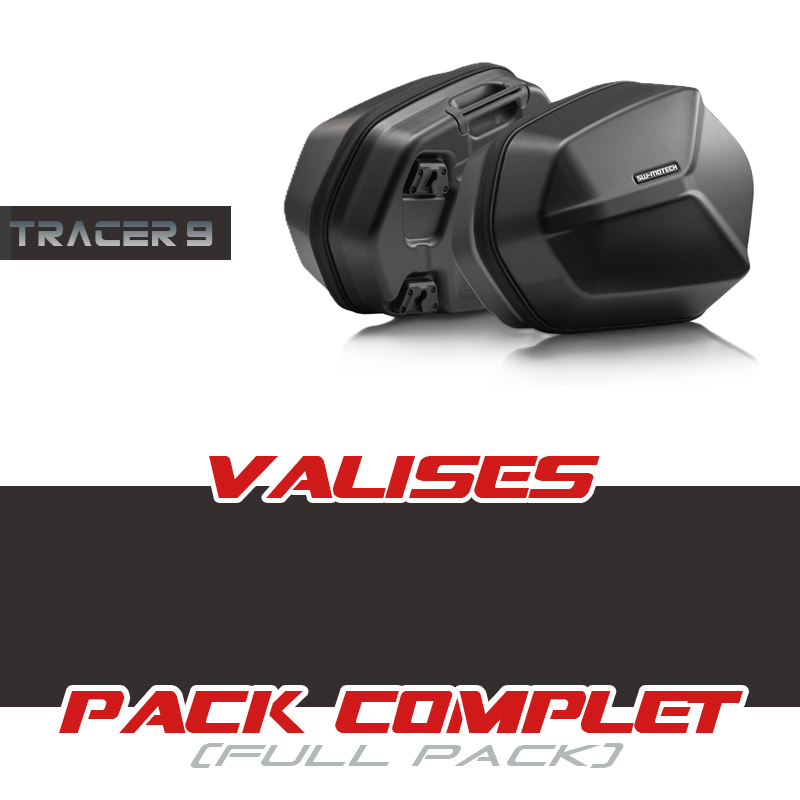 KFT.06.597.60100/B : Set di valigie laterali AERO ABS SW-Motech 2025 Yamaha Tracer 9