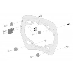 KFT.00.152.35100 : Kit de adaptación para soportes laterales PRO SW-Motech Yamaha Tracer 9