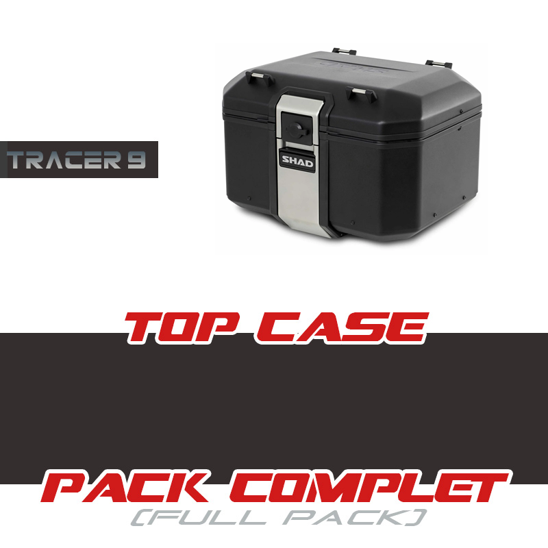 PACK-TR48N-T9 : Pack Top case Shad Terra TR48 Negro Yamaha Tracer 9