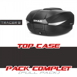PACK-SH58X-T9 : Shad SH58X Carbon Topcase-Set Yamaha Tracer 9