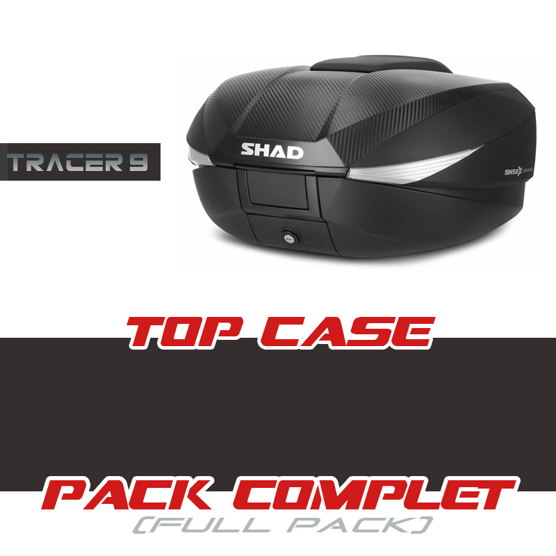 PACK-SH58X-T9 : Shad SH58X Carbon Top Case Pack Yamaha Tracer 9