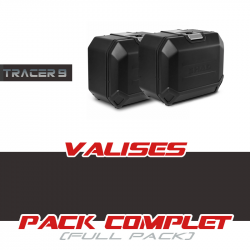 PACK2-TR47N-T9 : Pack maletas laterales Shad TR47 Terra Negro 2025 Yamaha Tracer 9