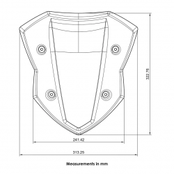 22205U : Windshields Yamaha Tracer 9