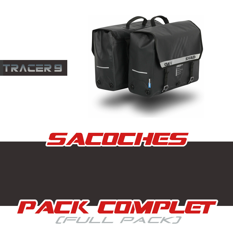PACK-SW42-T9 : Pacco borse laterali impermeabili SW42 Shad Yamaha Tracer 9