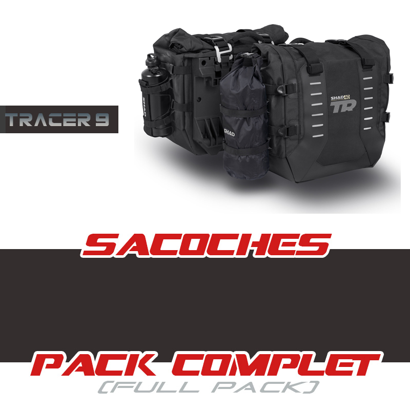PACK1-TR40-T9 : Shad Terra Adventure TR40 Saddlebag Pack 2021-2024 Yamaha Tracer 9