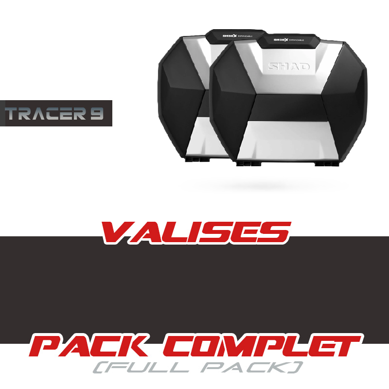 PACK2-SH38XA-T9 : Pack maletas laterales SH38X Alu Shad 2025 Yamaha Tracer 9