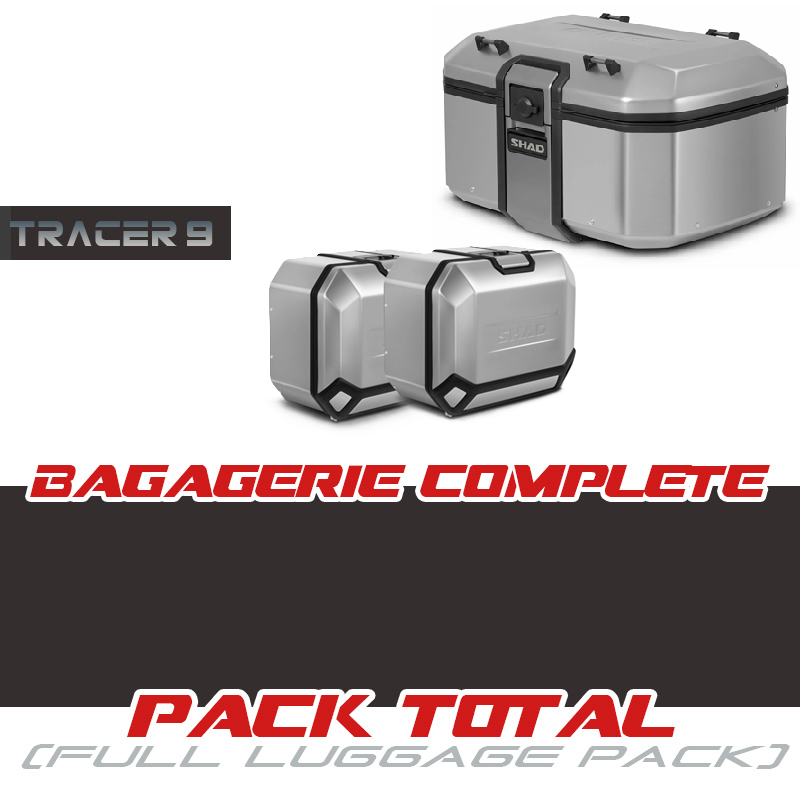 PACK1-TR55A-TR47A-T9 : Pack completo Shad Terra TR55+TR47 Alu 2021-2024 Yamaha Tracer 9