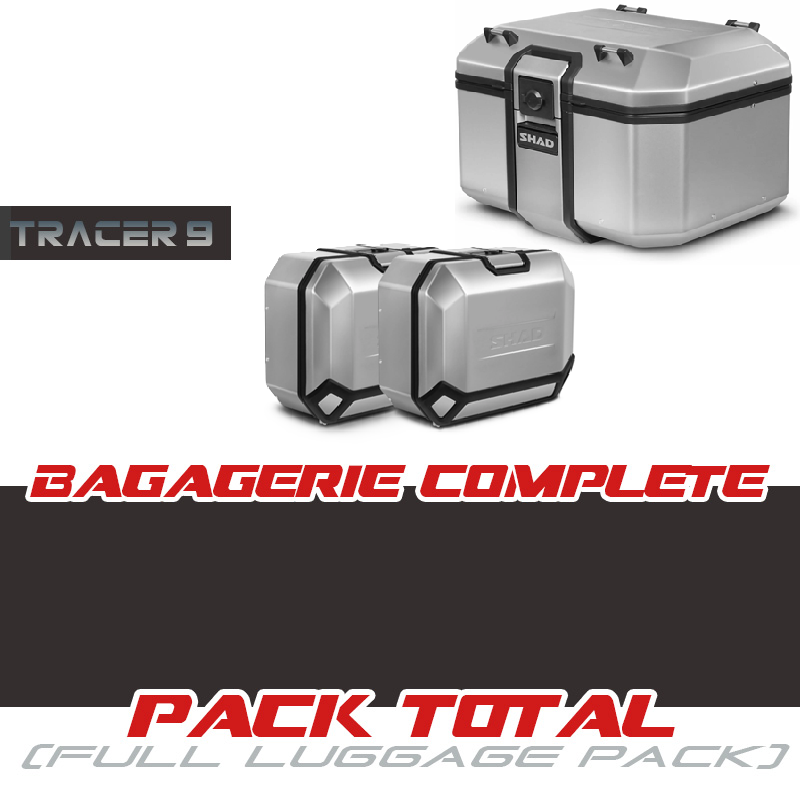 PACK2-TR48A-TR36A-T9 : Shad Terra TR48+TR36 Alu Complete Pack 2025 Yamaha Tracer 9
