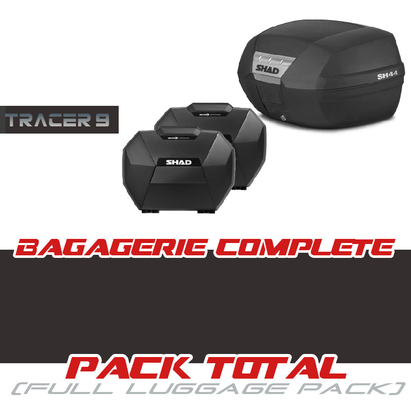 PACK2-SH44-SH38X-T9 : Pacchetto completo Shad SH44 + SH38X 2025 Yamaha Tracer 9