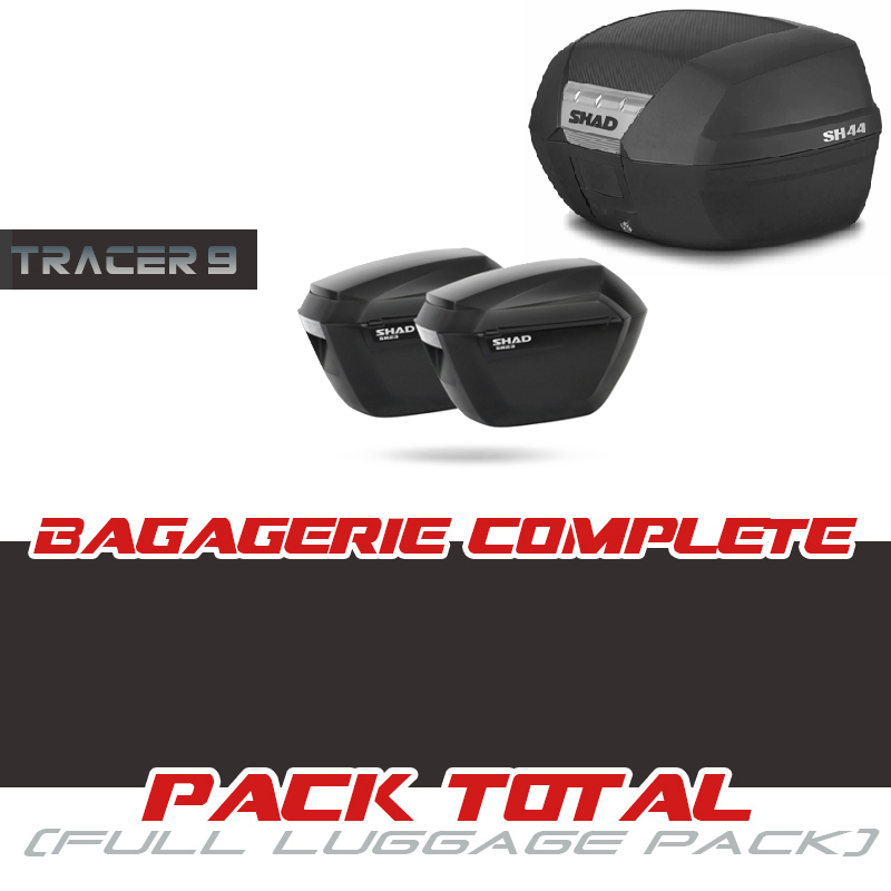 PACK2-SH44-SH23-T9 : Pack complet Shad SH44 + SH23 2025 Yamaha Tracer 9