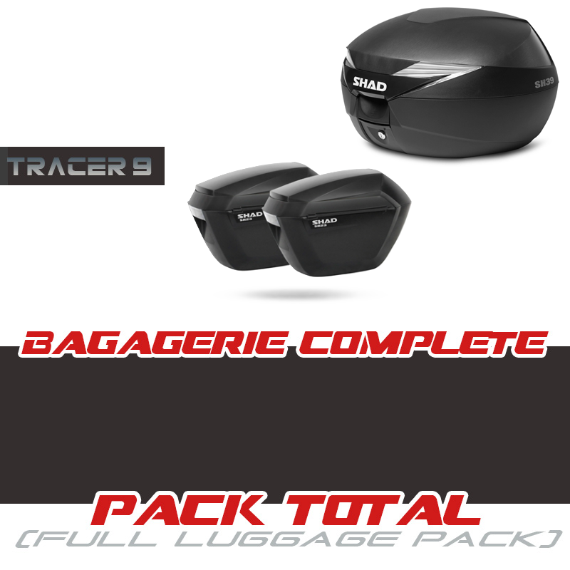 PACK1-SH39-SH23-T9 : Komplettpaket Shad SH39 + SH23 2021-2024 Yamaha Tracer 9