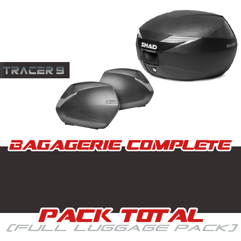 PACK2-SH39-SH36-T9 : Complete Pack Shad SH39 + SH36 2025 Yamaha Tracer 9