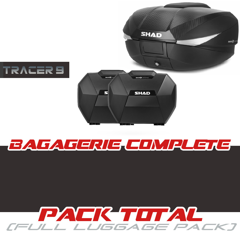 PACK1-SH58X-SH38X-T9 : Pacchetto completo Shad SH58X + SH38X 2021-2024 Yamaha Tracer 9
