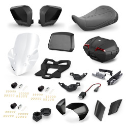 B5U-FVPTR-02-41 : Pack TRAVEL Midnight Black Yamaha 2021-2024 Yamaha Tracer 9