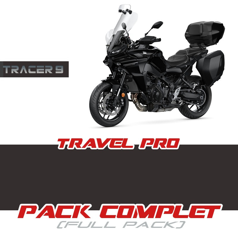 B5U-FVPTP-R2-41 : Pack TRAVEL PRO Midnight Black Yamaha Yamaha Tracer 9